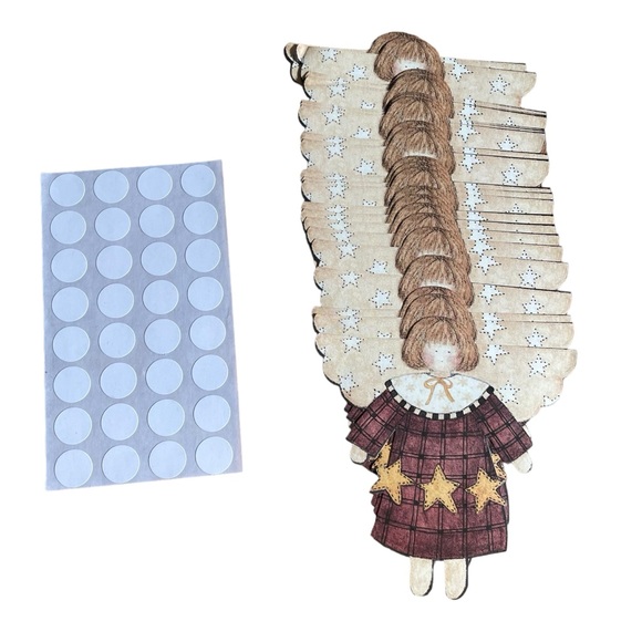 WALLIES Wallpaper Cutouts Debbie Mumm Star Angels - Picture 5 of 10